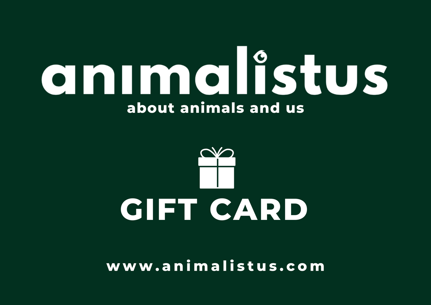 animalistus Virtual Gift Card