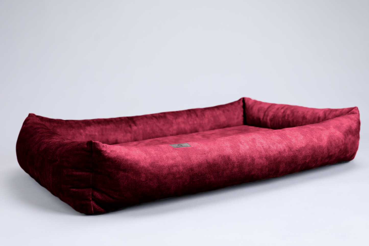 Dog bed with sides | 2-sided | RUBY RED | animalistus