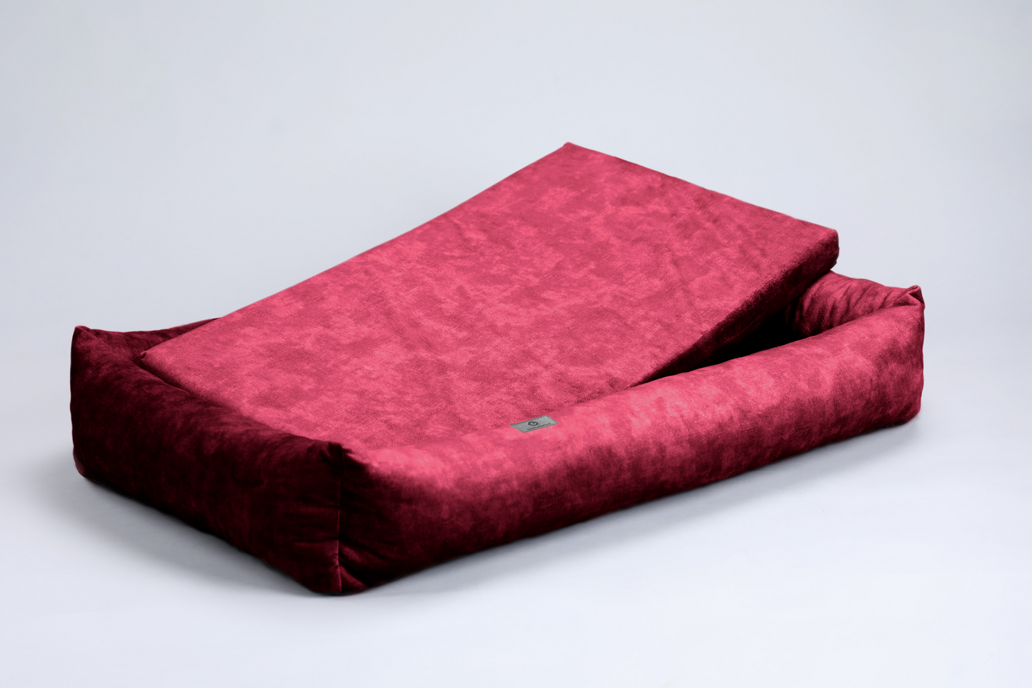 Dog bed with sides | 2-sided | RUBY RED | animalistus