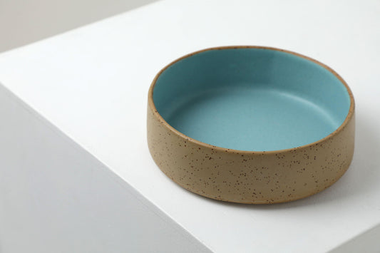 Handmade ceramic dog bowls | RAW+TURQUOISE | animalistus