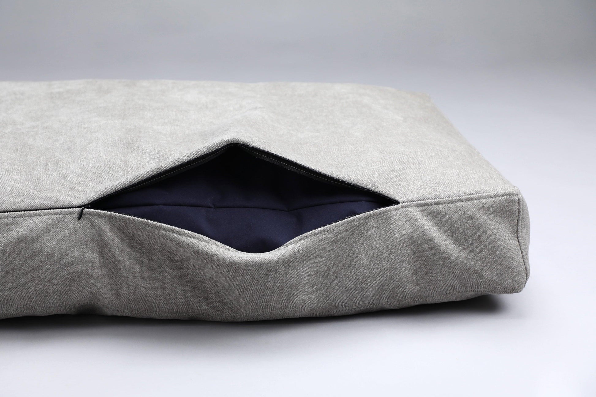 Scandinavian design dog bed | 2-sided | LIGHT BEIGE - premium dog goods handmade in Europe by animalistus