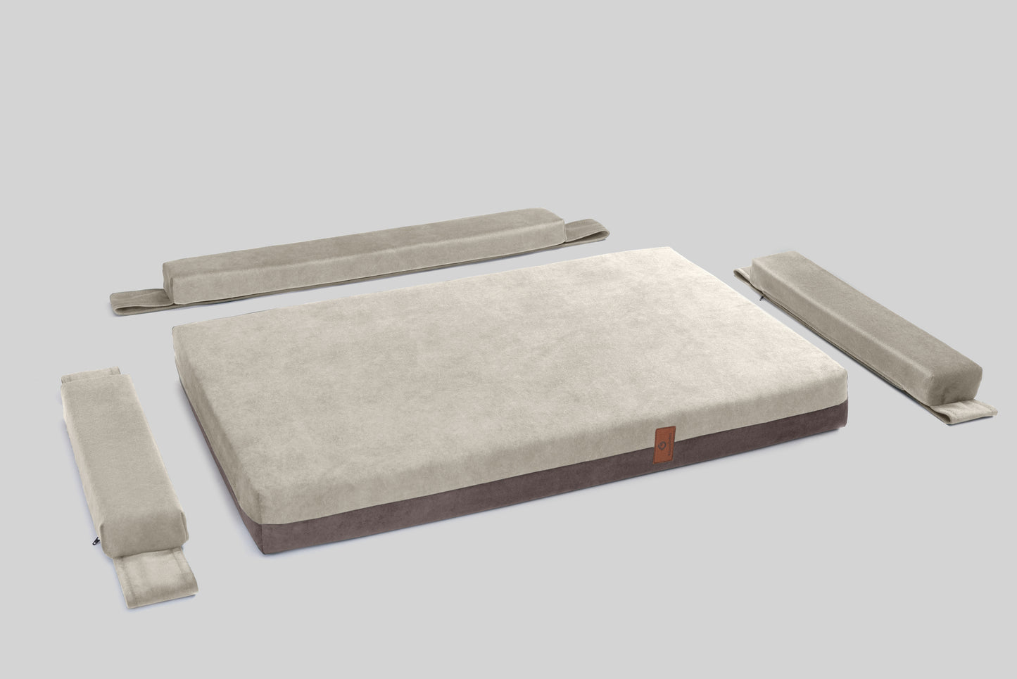 Transformer dog bed | ComfySupport+ | 2-sided | BEIGE+TAUPE | animalistus