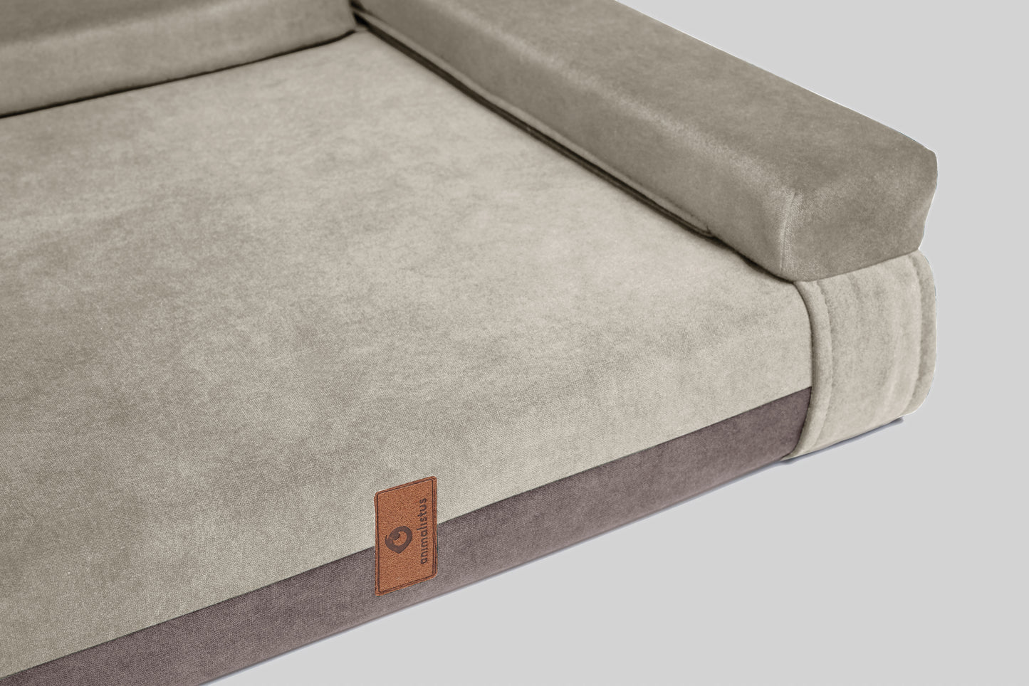 Transformer dog bed | ComfySupport+ | 2-sided | BEIGE+TAUPE | animalistus