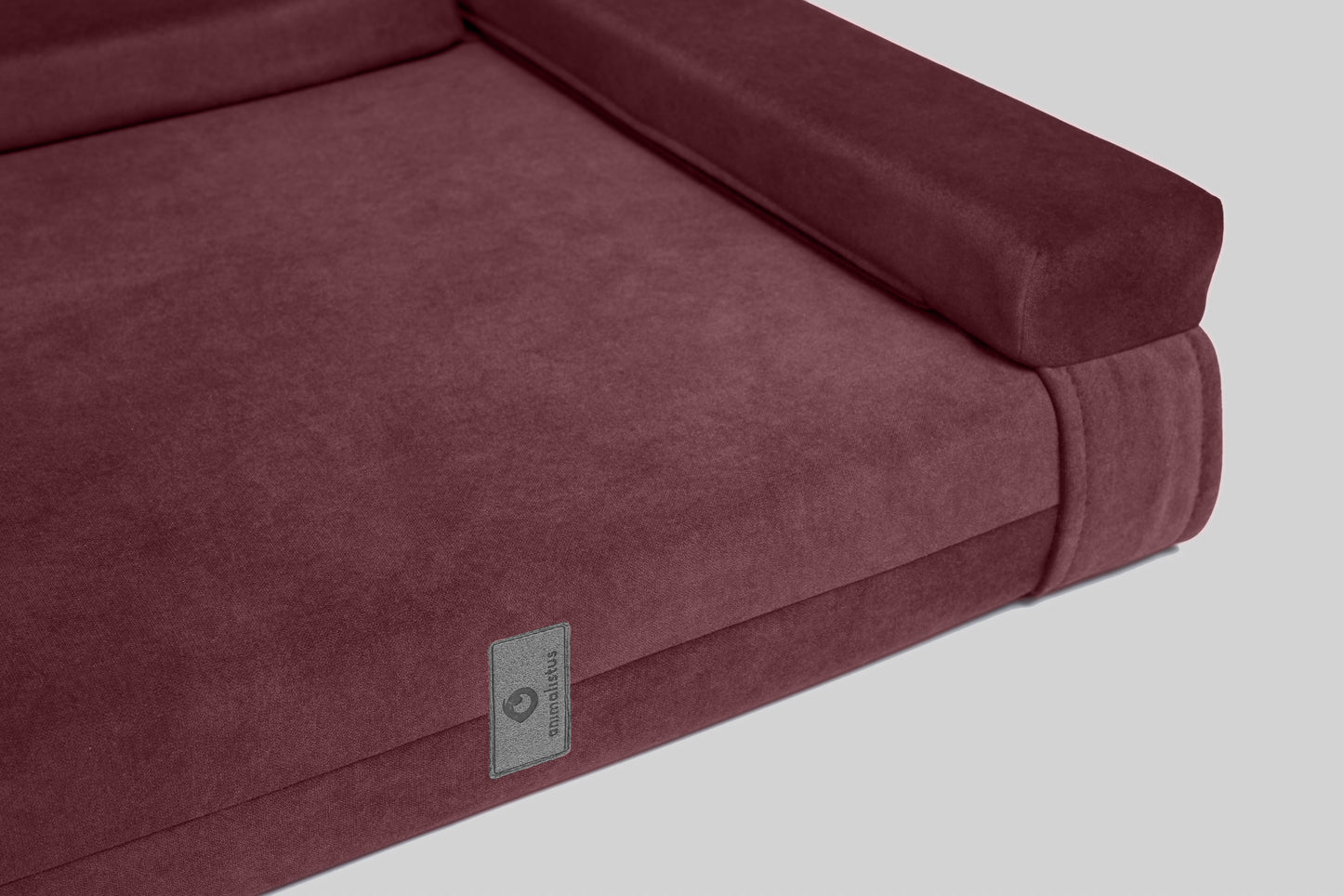Transformer dog bed | ComfySupport+ | 2-sided | WINE RED | animalistus