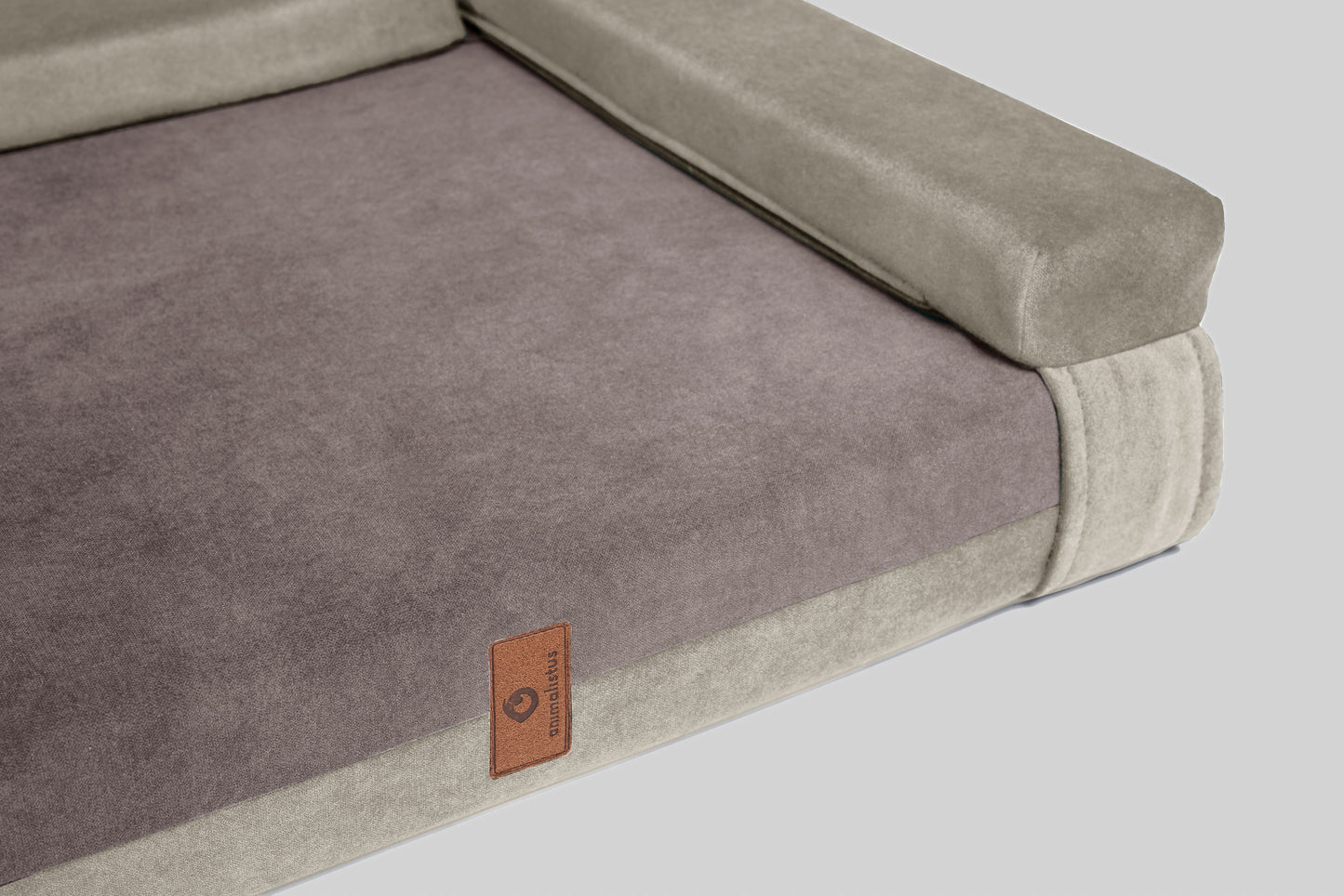 Transformer dog bed | ComfySupport+ | 2-sided | BEIGE+TAUPE | animalistus
