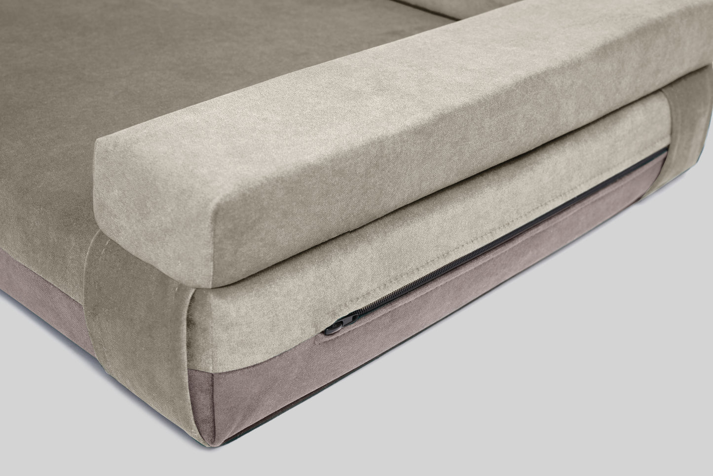 Transformer dog bed | ComfySupport+ | 2-sided | BEIGE+TAUPE | animalistus