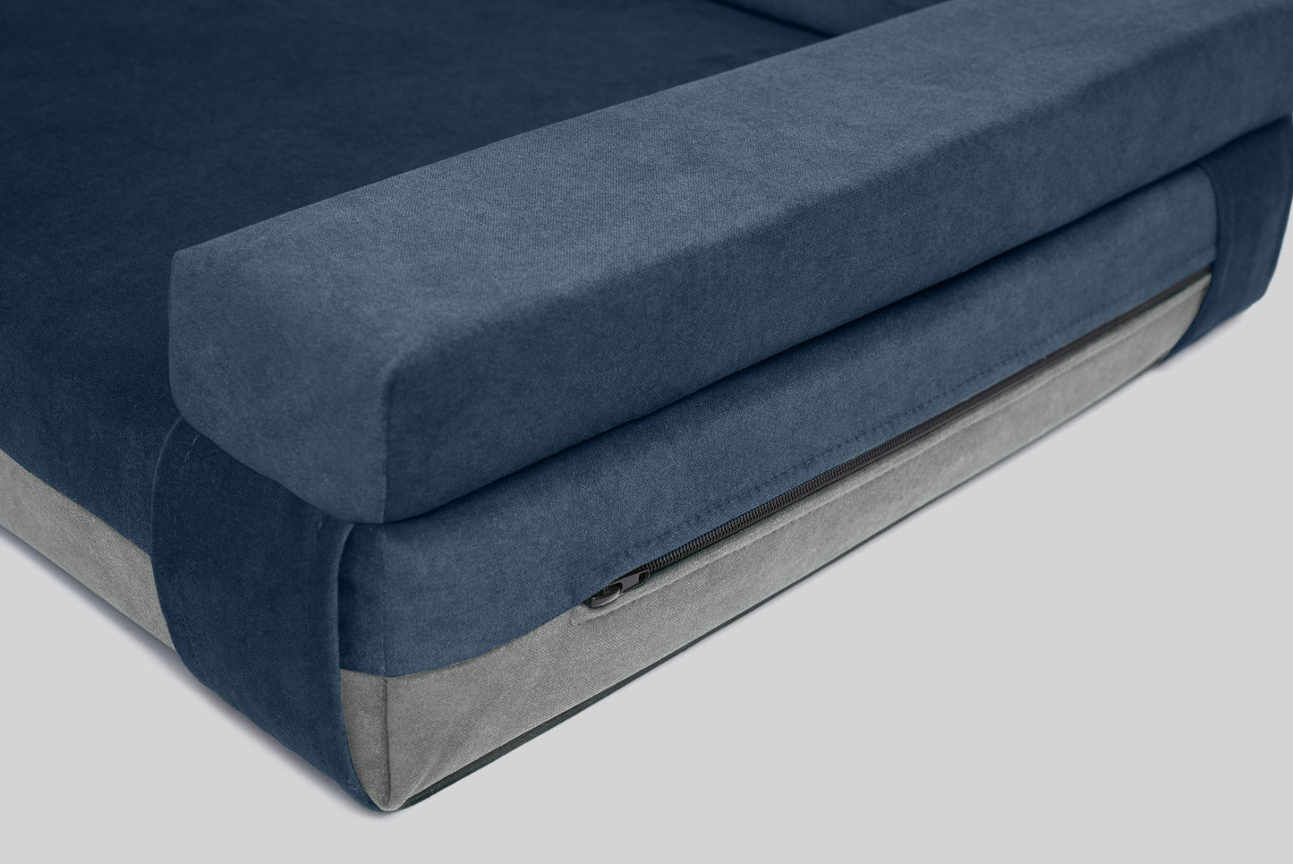Transformer dog bed | ComfySupport+ | 2-sided | SAPPHIRE BLUE+FOG GREY | animalistus