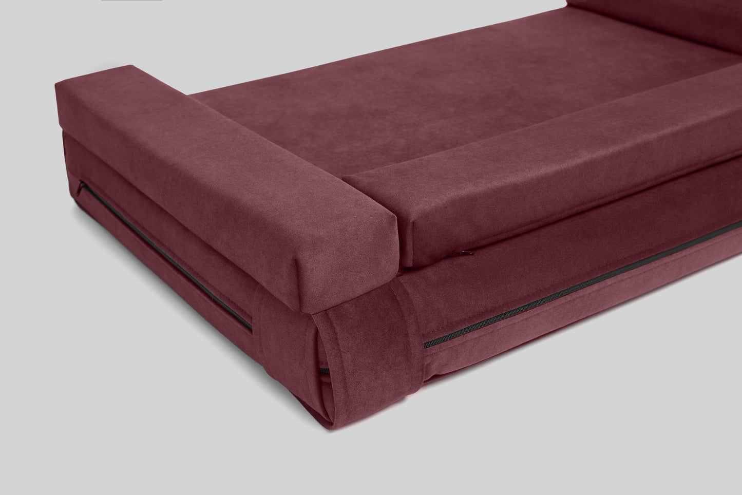 Transformer dog bed | ComfySupport+ | 2-sided | WINE RED | animalistus