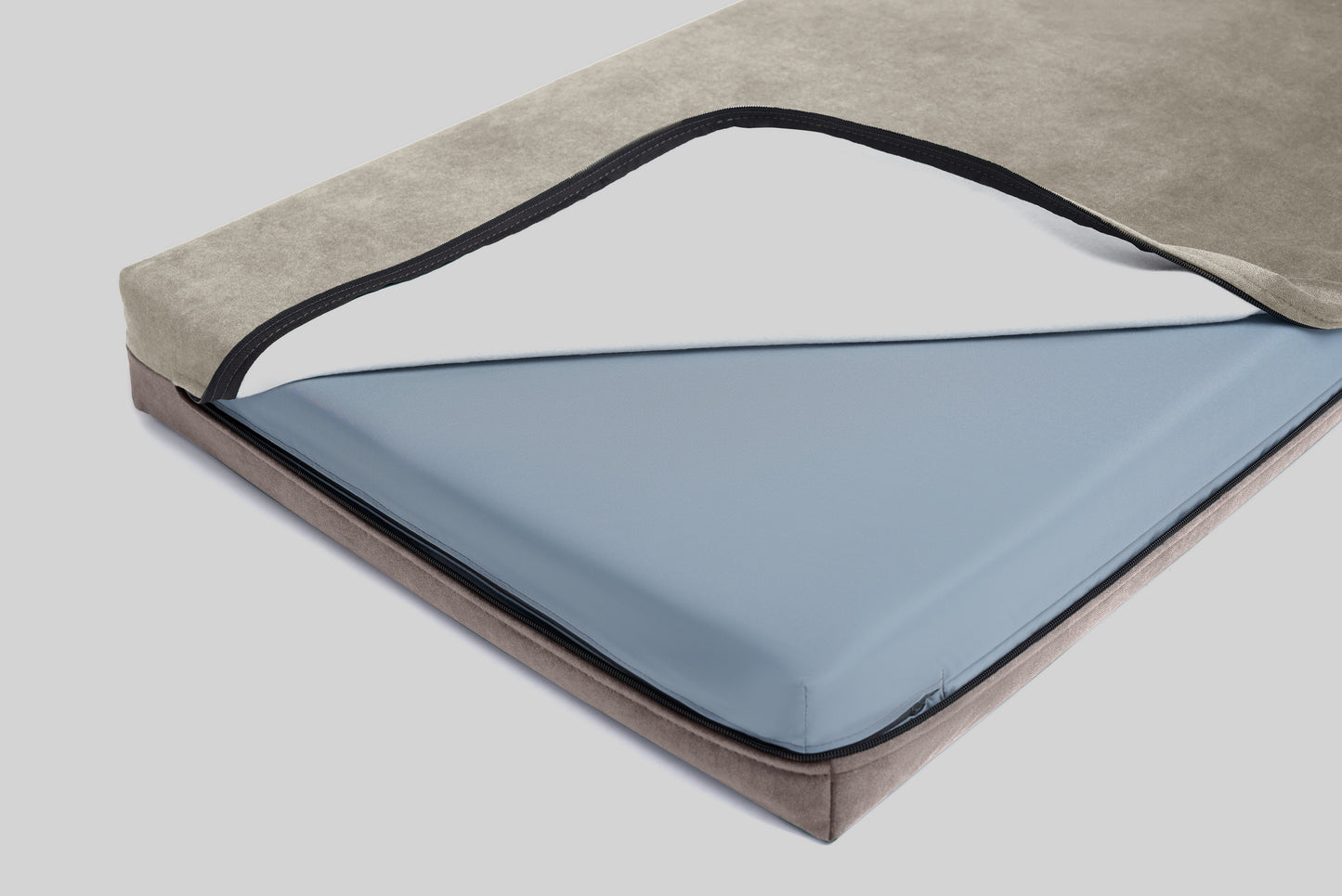 Transformer dog bed | ComfySupport+ | 2-sided | BEIGE+TAUPE | animalistus