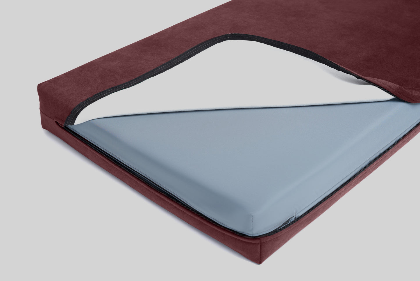 Transformer dog bed | ComfySupport+ | 2-sided | WINE RED | animalistus