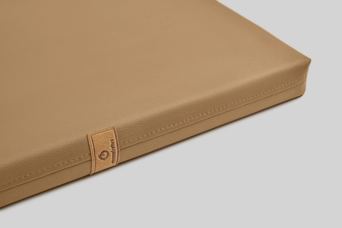 Dog crate mattress | Travel dog bed | 2-sided | Leather-look | COPPER BROWN | animalistus