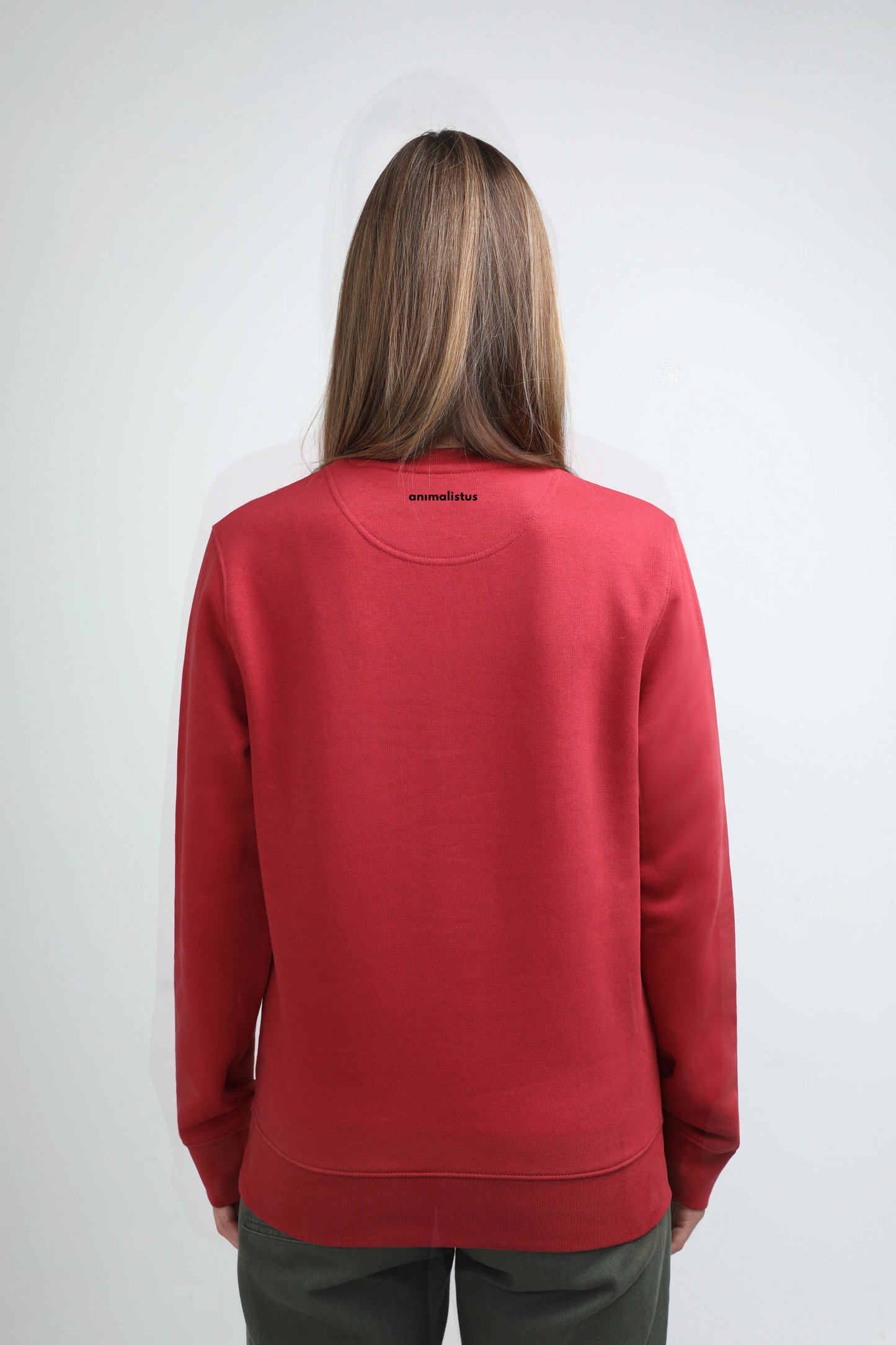 Hungry dog | Crew neck sweatshirt with dog. Regular fit | Unisex | animalistus