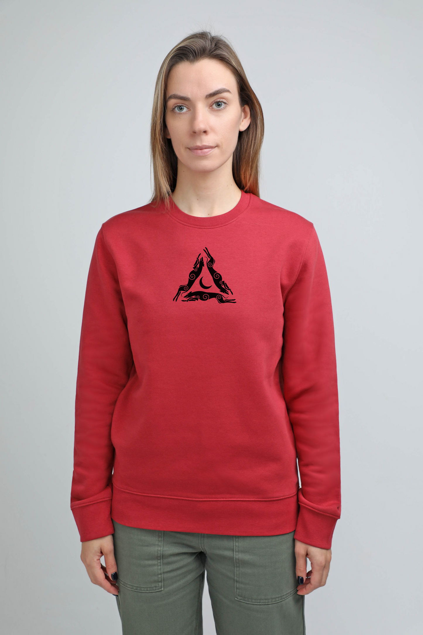 Laumės x animalistus | Crew neck sweatshirt with dogs. Regular fit | Unisex | animalistus