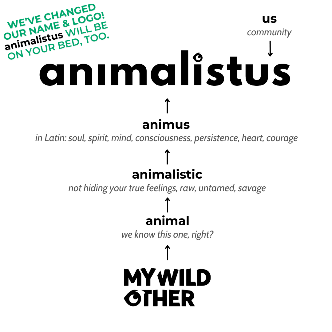 Modern dog bed with sides | 2-sided | HOUNDSTOOTH+TAUPE | animalistus