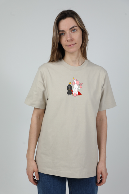 Royal dogs | Heavyweight T-Shirt with dogs. Oversized | Unisex