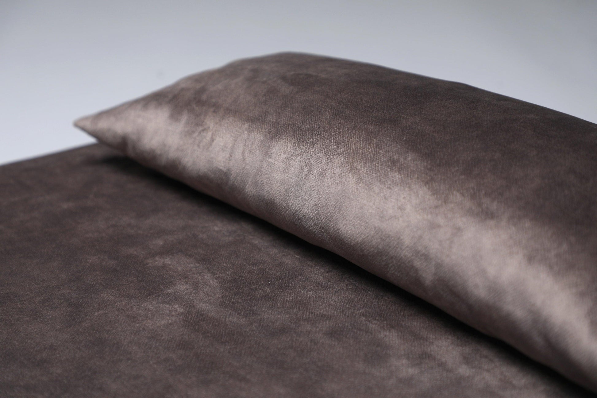 Dog bed for large dogs | Extra comfort & support | 2-sided | TAUPE - premium dog goods handmade in Europe by animalistus