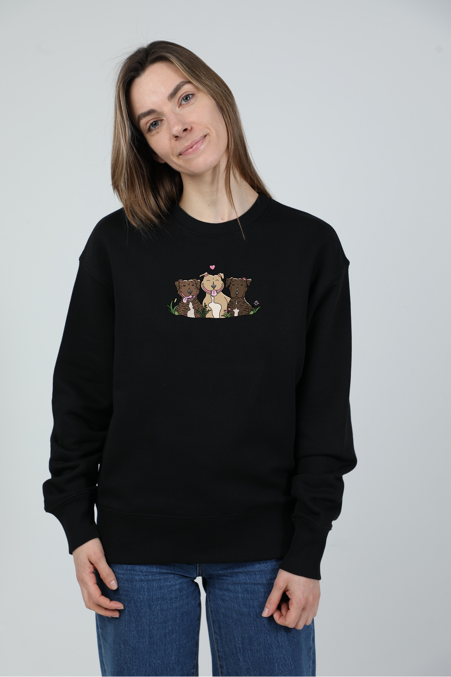 Funky sweatshirts with dog prints