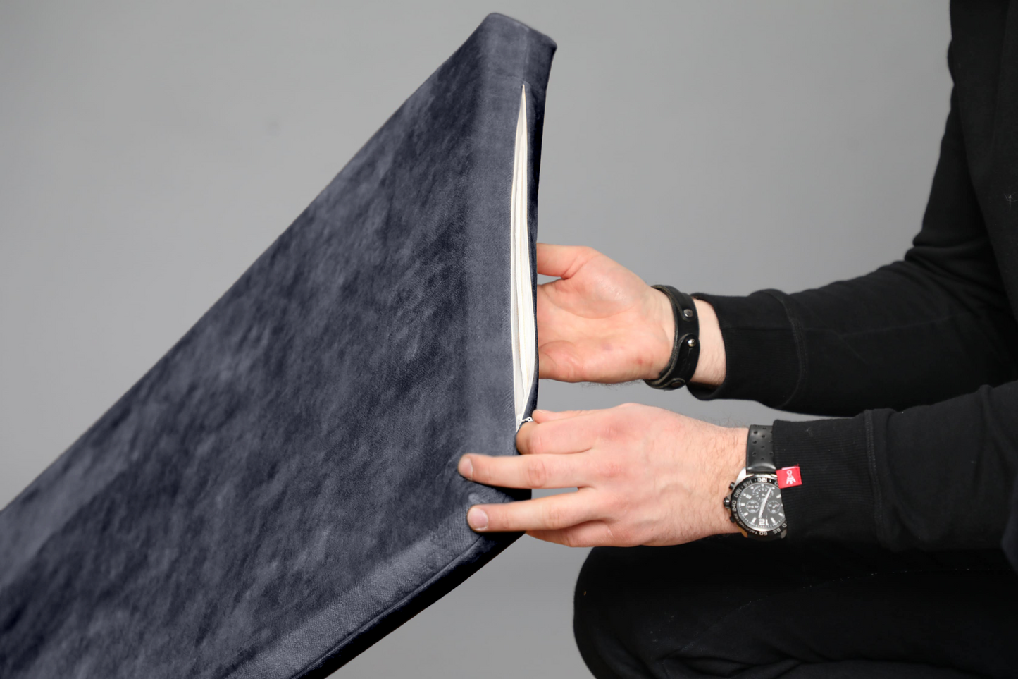 Dog bed with sides | 2-sided | GRAPHITE GREY | animalistus