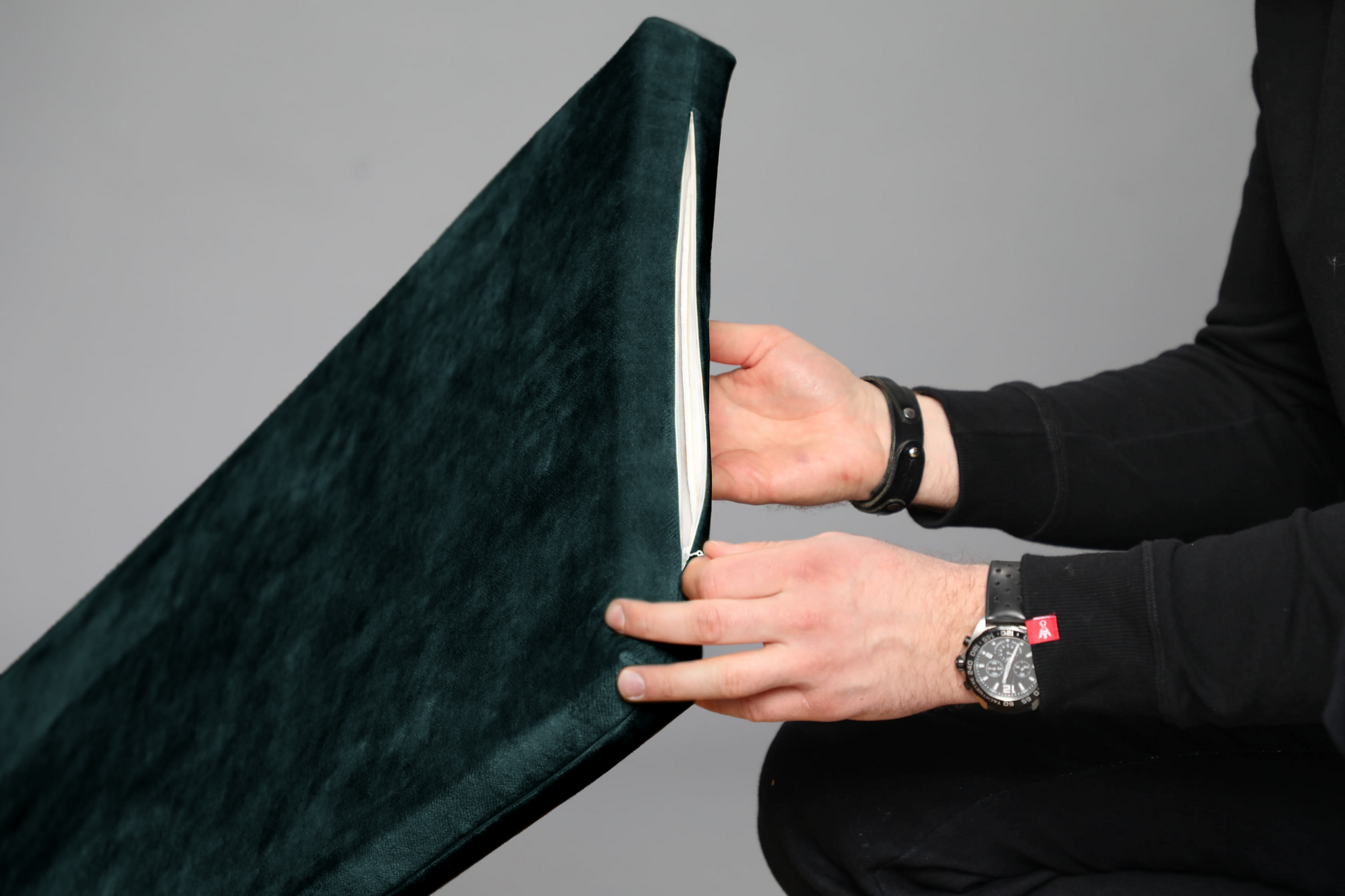 Dog bed with sides | 2-sided | EMERALD GREEN | animalistus