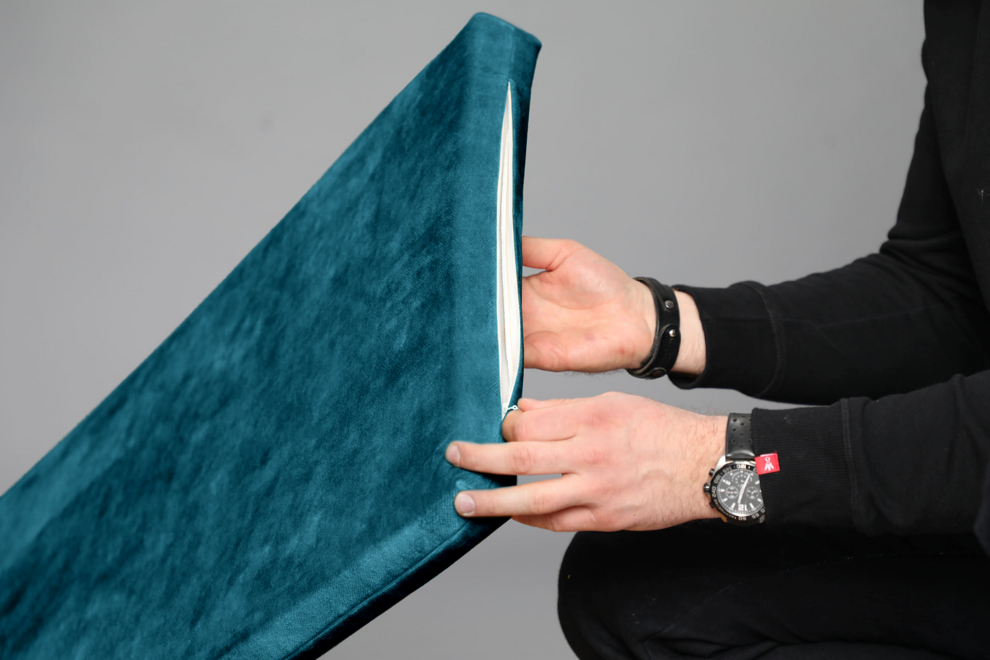 Dog bed with sides | 2-sided | OCEAN GREEN | animalistus