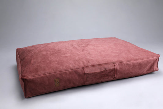 Dog cushion bed | 2-sided | TERRACOTTA - premium dog goods handmade in Europe by animalistus