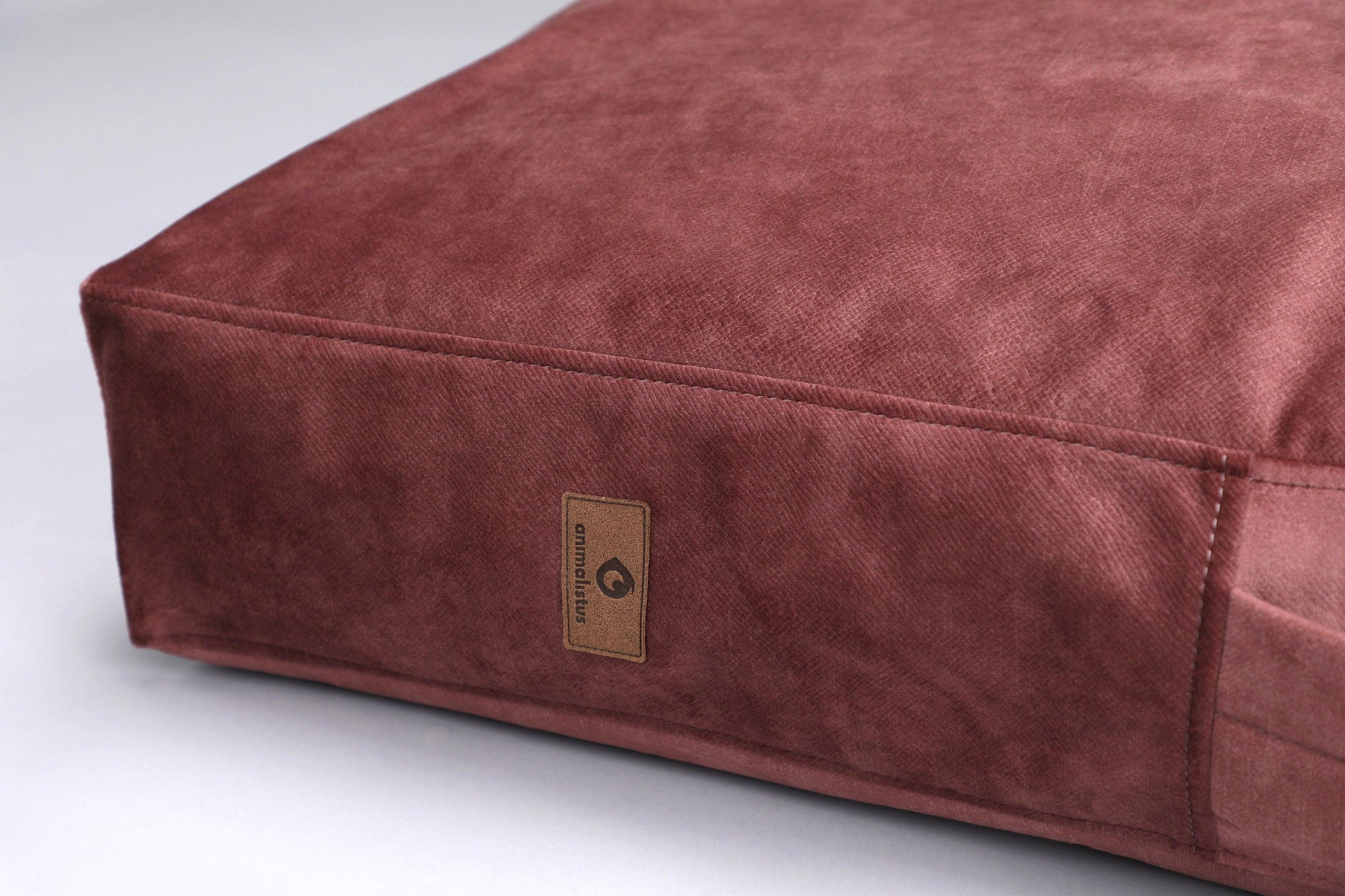 Dog cushion bed | LuxSoft | 2-sided | TERRACOTTA | animalistus