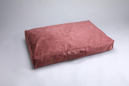 Dog cushion bed | 2-sided | TERRACOTTA - premium dog goods handmade in Europe by animalistus