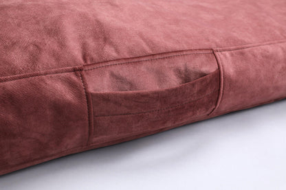 Dog cushion bed | LuxSoft | 2-sided | TERRACOTTA | animalistus