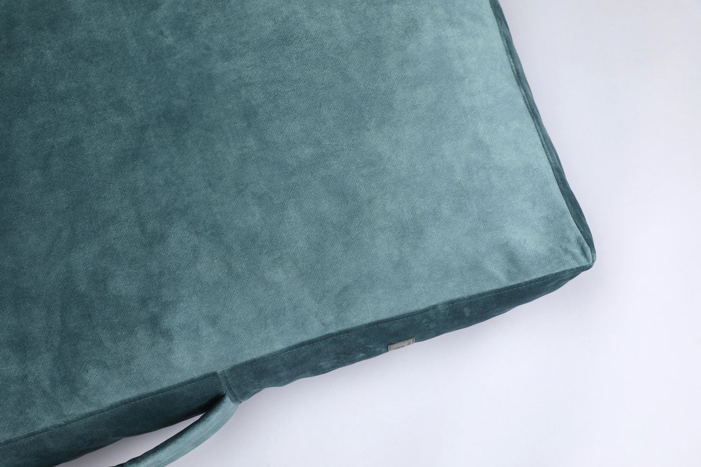 Dog cushion bed | 2-sided | DUSTY GREEN - premium dog goods handmade in Europe by animalistus