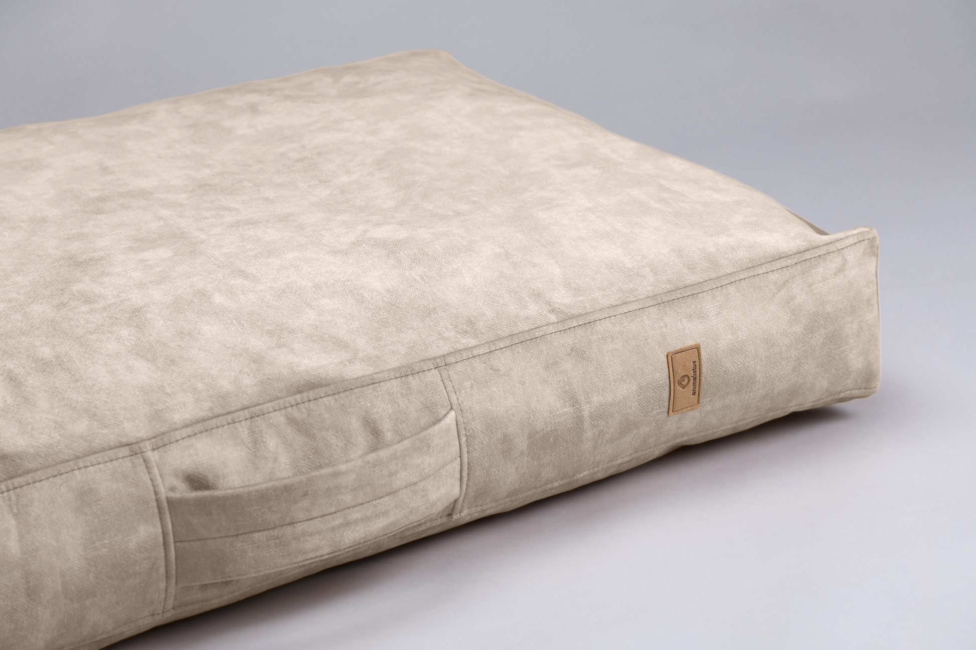 Dog cushion bed | LuxSoft | 2-sided | BEIGE | animalistus