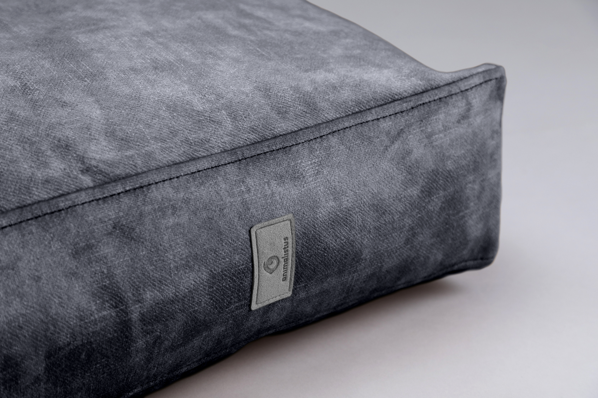 Dog cushion bed | LuxSoft | 2-sided | GRAPHITE GREY | animalistus
