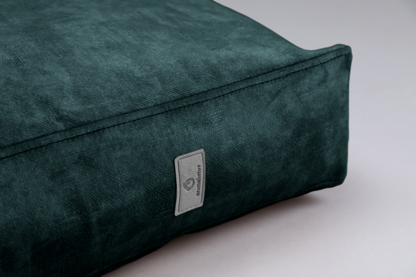 Dog cushion bed | LuxSoft | 2-sided | EMERALD GREEN | animalistus