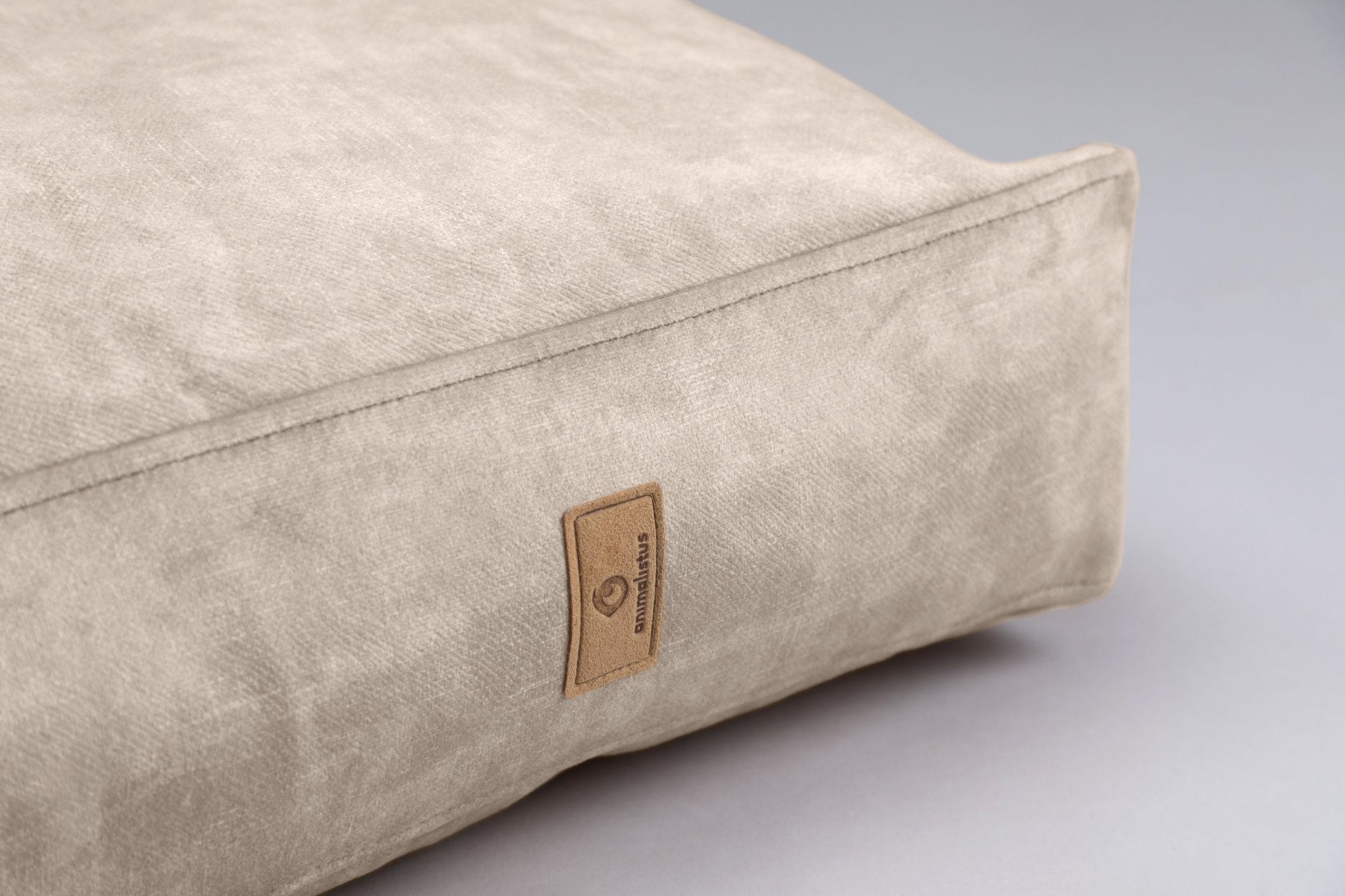 Dog cushion bed | LuxSoft | 2-sided | BEIGE | animalistus