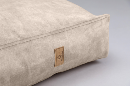 Dog cushion bed | LuxSoft | 2-sided | BEIGE | animalistus