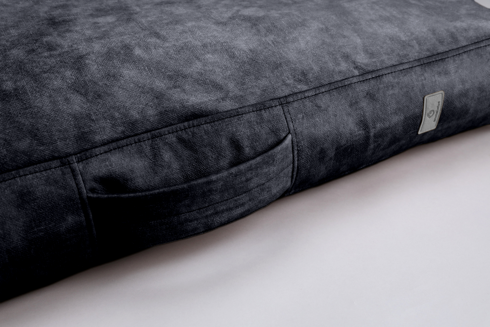 Dog cushion bed | LuxSoft | 2-sided | GRAPHITE GREY | animalistus
