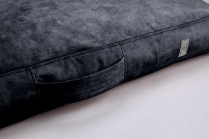 Dog cushion bed | LuxSoft | 2-sided | GRAPHITE GREY | animalistus