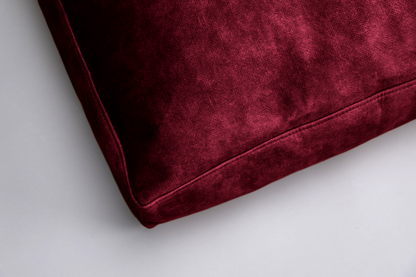 Dog cushion bed | LuxSoft | 2-sided | RUBY RED | animalistus