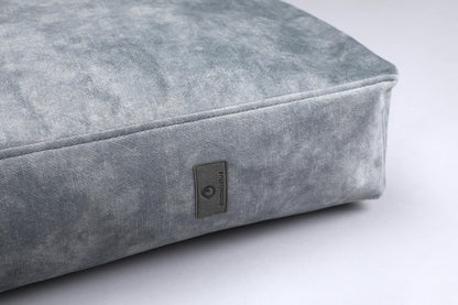 Dog cushion bed | LuxSoft | 2-sided | METAL GREY | animalistus