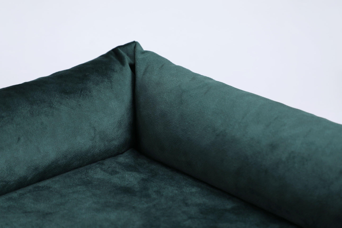Dog bed with sides | 2-sided | EMERALD GREEN | animalistus