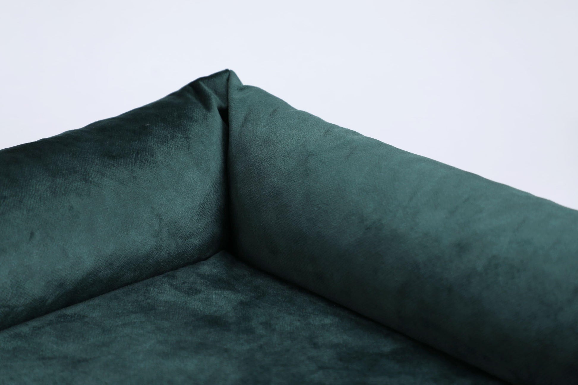 Dog bed with sides | 2-sided | EMERALD GREEN | animalistus