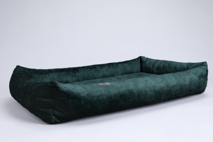 Dog bed with sides | 2-sided | EMERALD GREEN | animalistus