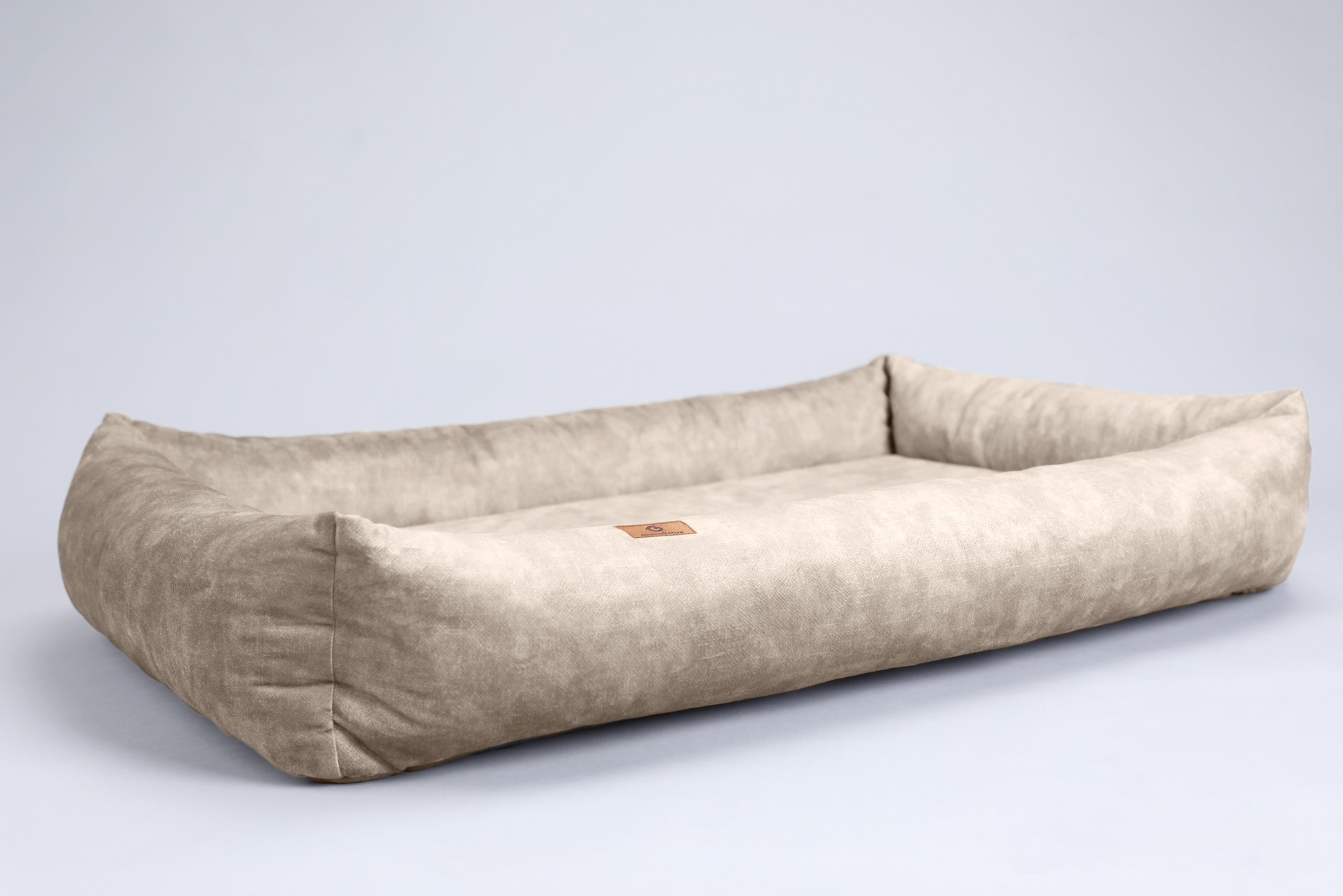 Dog bed with sides | 2-sided | BEIGE | animalistus