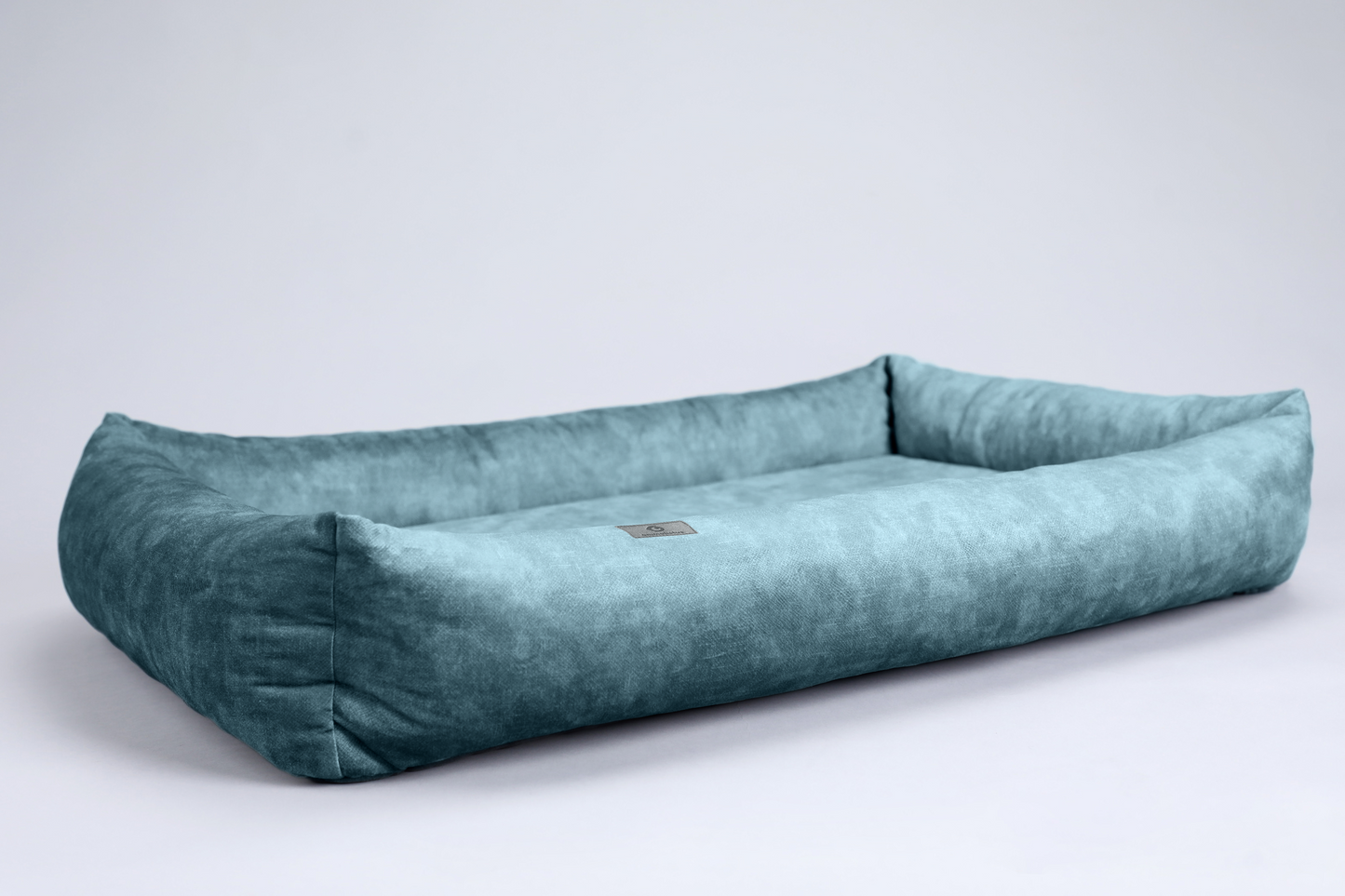 Dog bed with sides | 2-sided | DUSTY GREEN | animalistus