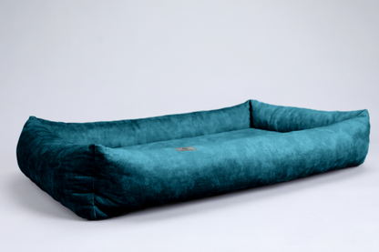Dog bed with sides | 2-sided | OCEAN GREEN | animalistus