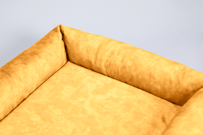 Dog bed with sides | 2-sided | AMBER YELLOW | animalistus