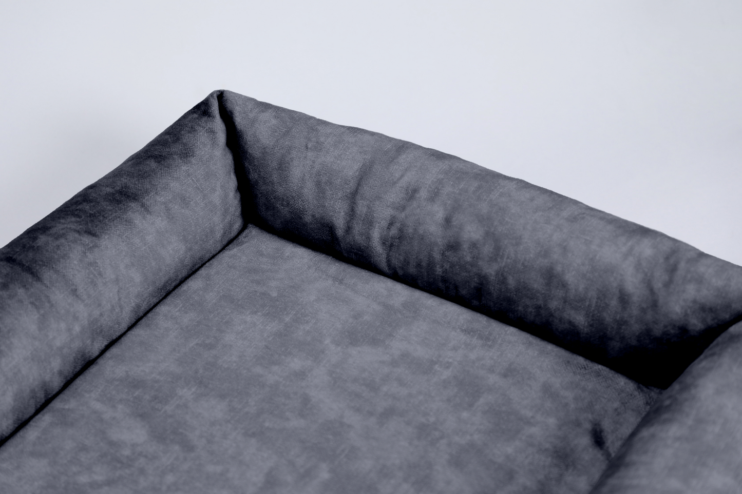Dog bed with sides | 2-sided | GRAPHITE GREY | animalistus