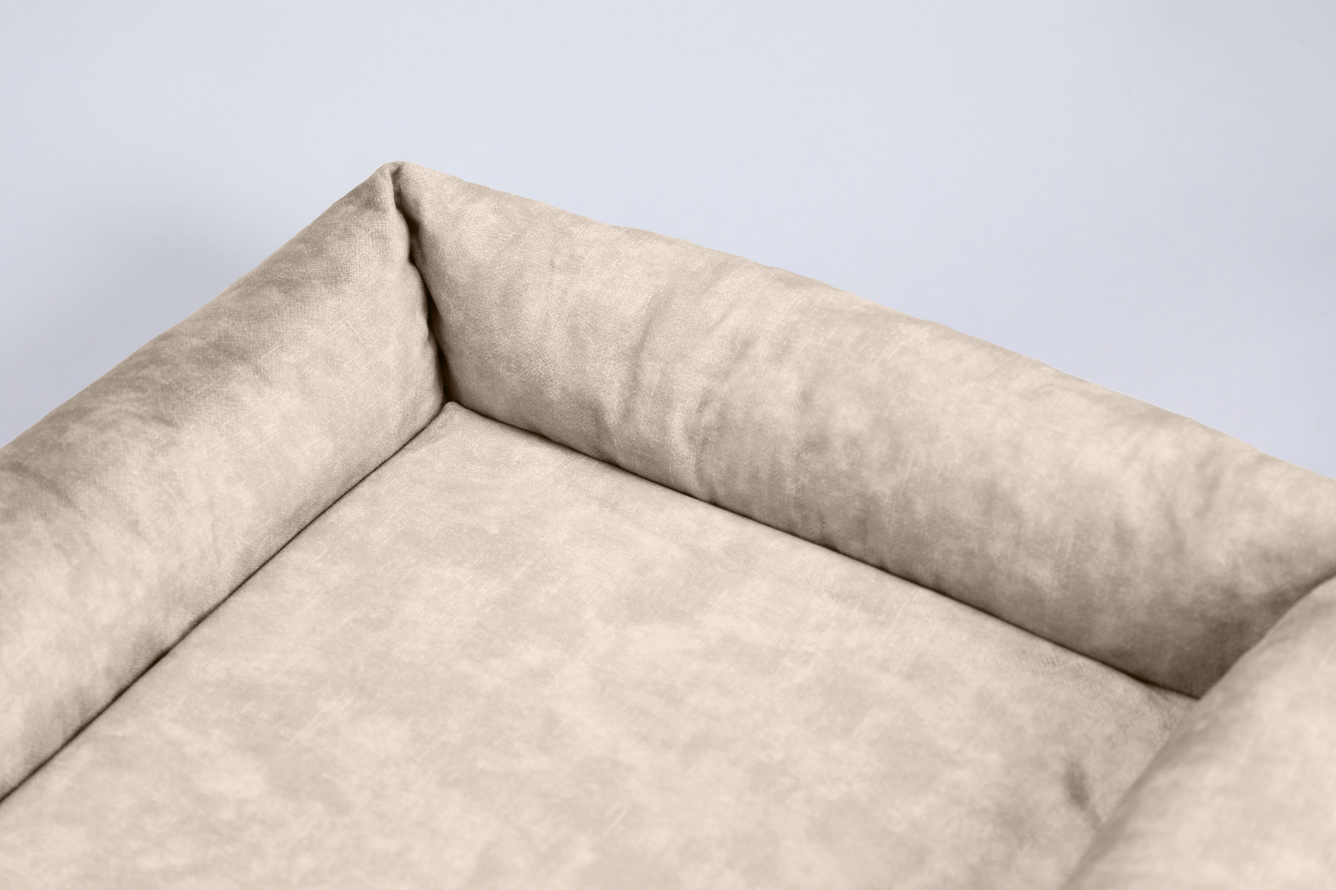 Dog bed with sides | 2-sided | BEIGE | animalistus