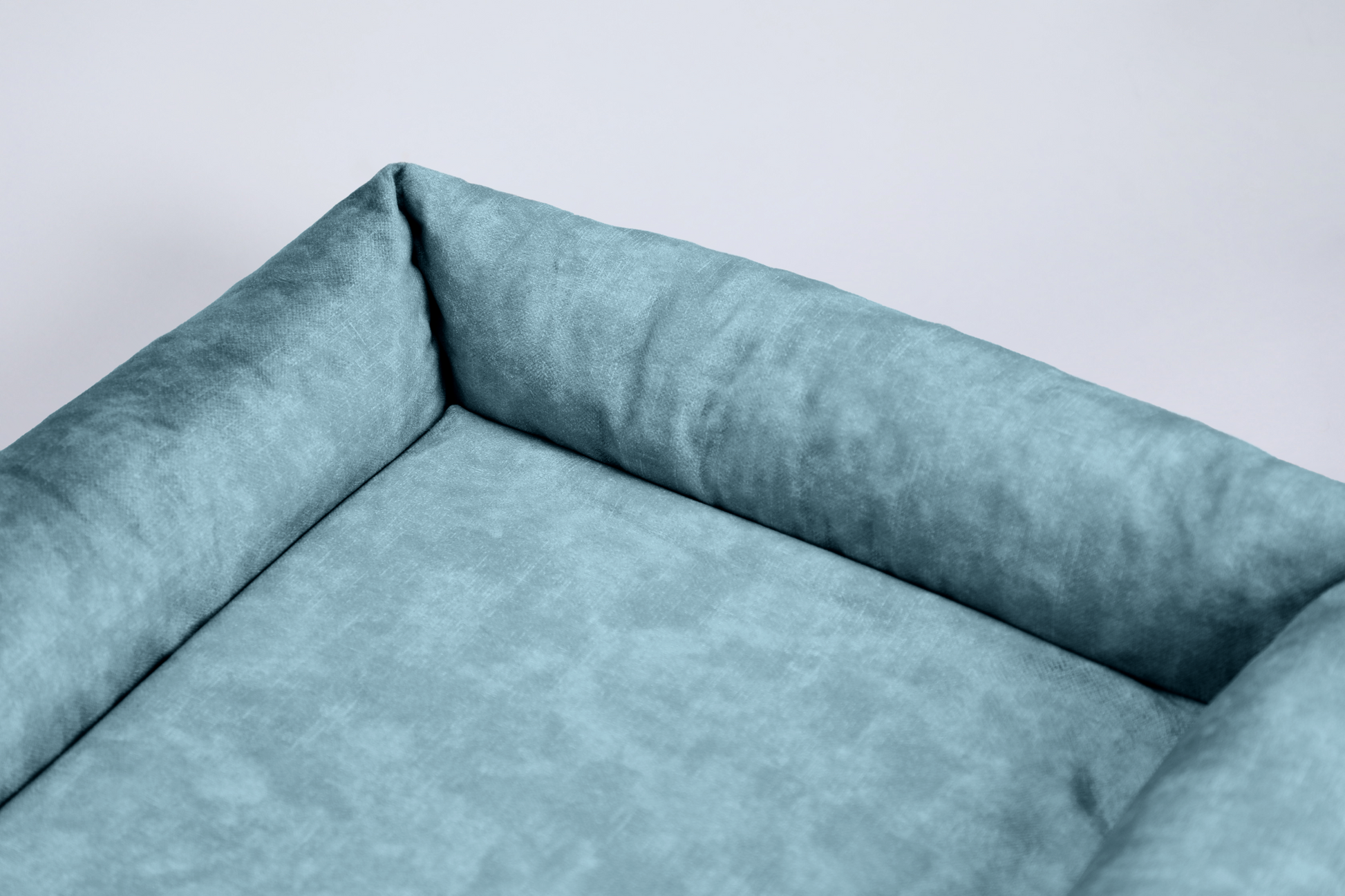 Dog bed with sides | 2-sided | DUSTY GREEN | animalistus