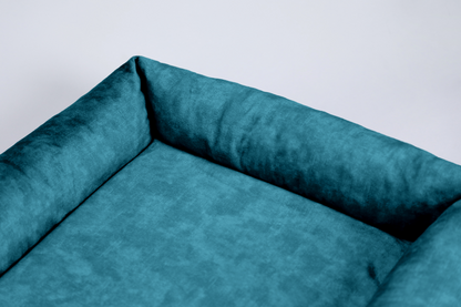 Dog bed with sides | 2-sided | OCEAN GREEN | animalistus