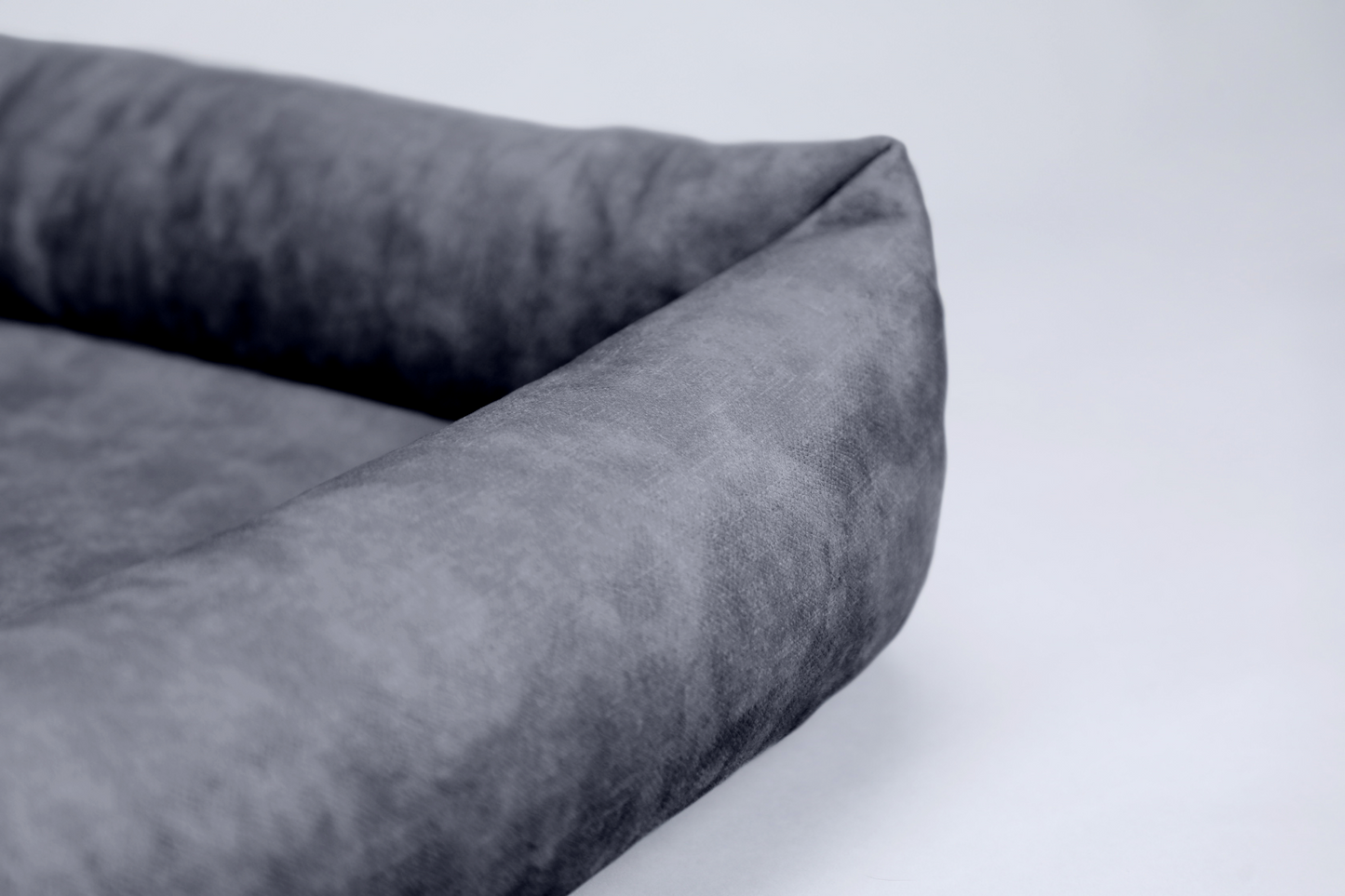 Dog bed with sides | 2-sided | GRAPHITE GREY | animalistus